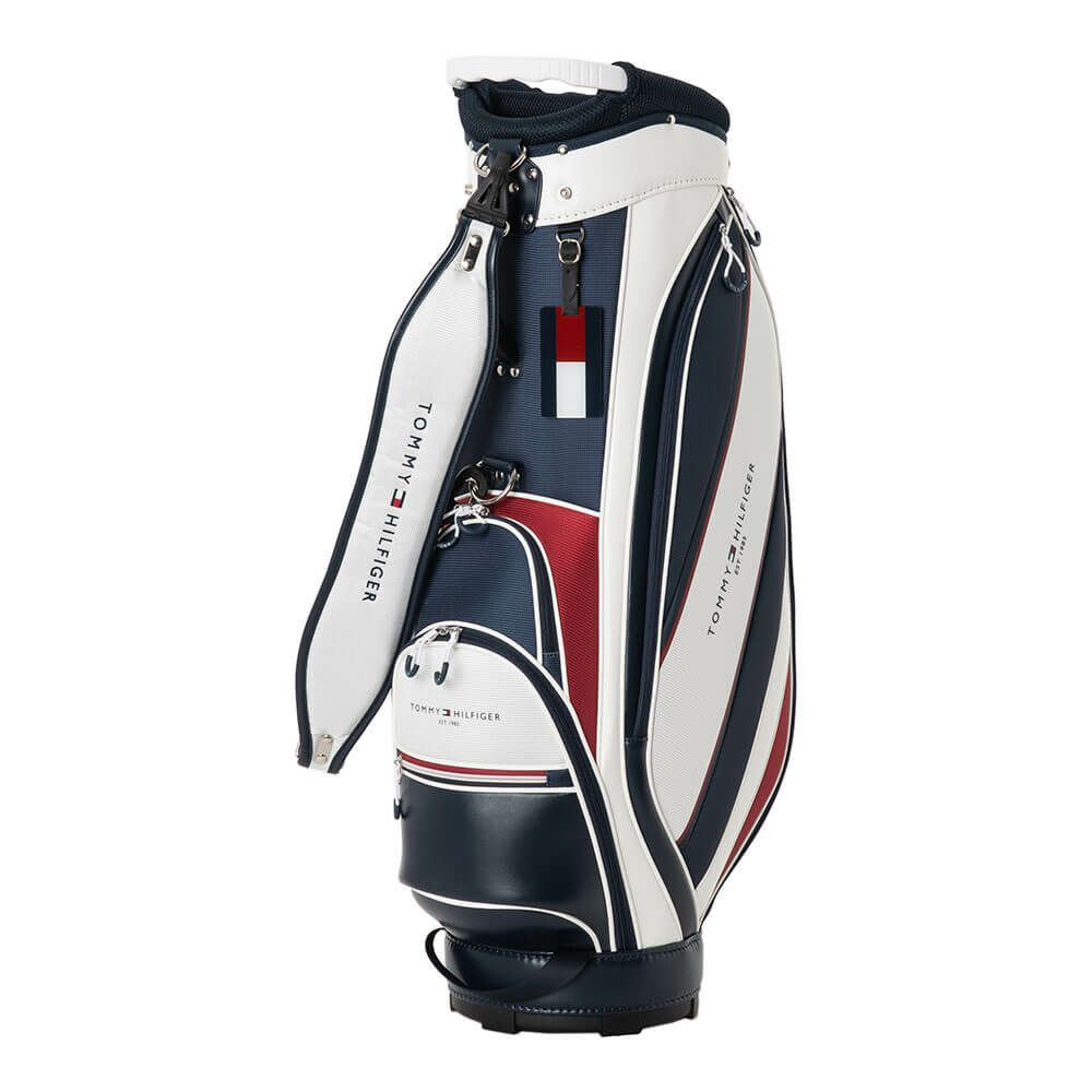 トミー ヒルフィガー ゴルフ　エッセンシャル キャディバッグ THMG5FC4 90 トリコロール　2025年モデル トリコロール