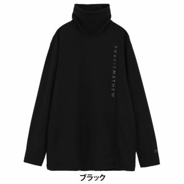 トラヴィスマシュー Travis Mathew　メンズ ロゴプリント 長袖 タートルネック シャツ 7AM047　2025年モデル 詳細1 詳細2