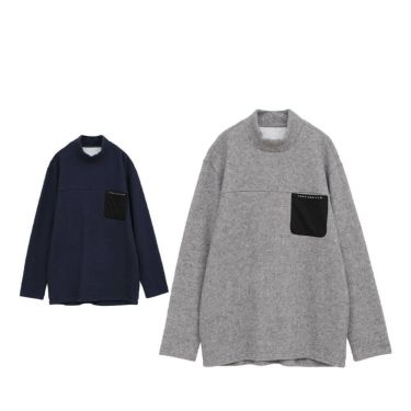 トラヴィスマシュー Travis Mathew　メンズ 長袖 モックネックシャツ 7AM048　2025年モデル 詳細1