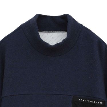 トラヴィスマシュー Travis Mathew　メンズ 長袖 モックネックシャツ 7AM048　2025年モデル 詳細1 詳細4