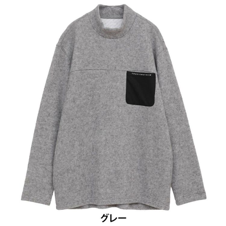 トラヴィスマシュー Travis Mathew メンズ 長袖 モックネックシャツ