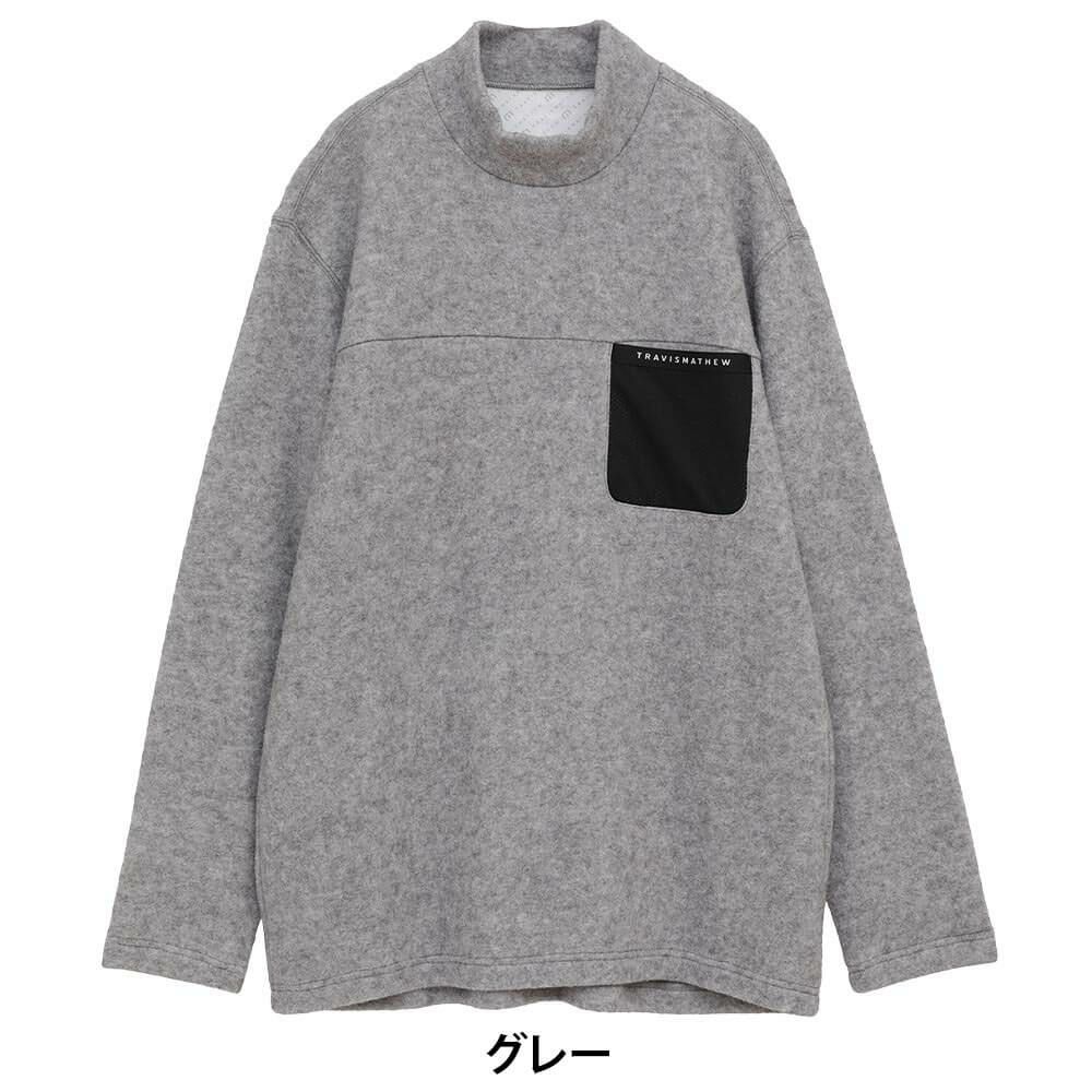 トラヴィスマシュー Travis Mathew　メンズ 長袖 モックネックシャツ 7AM048　2025年モデル 詳細1 詳細9