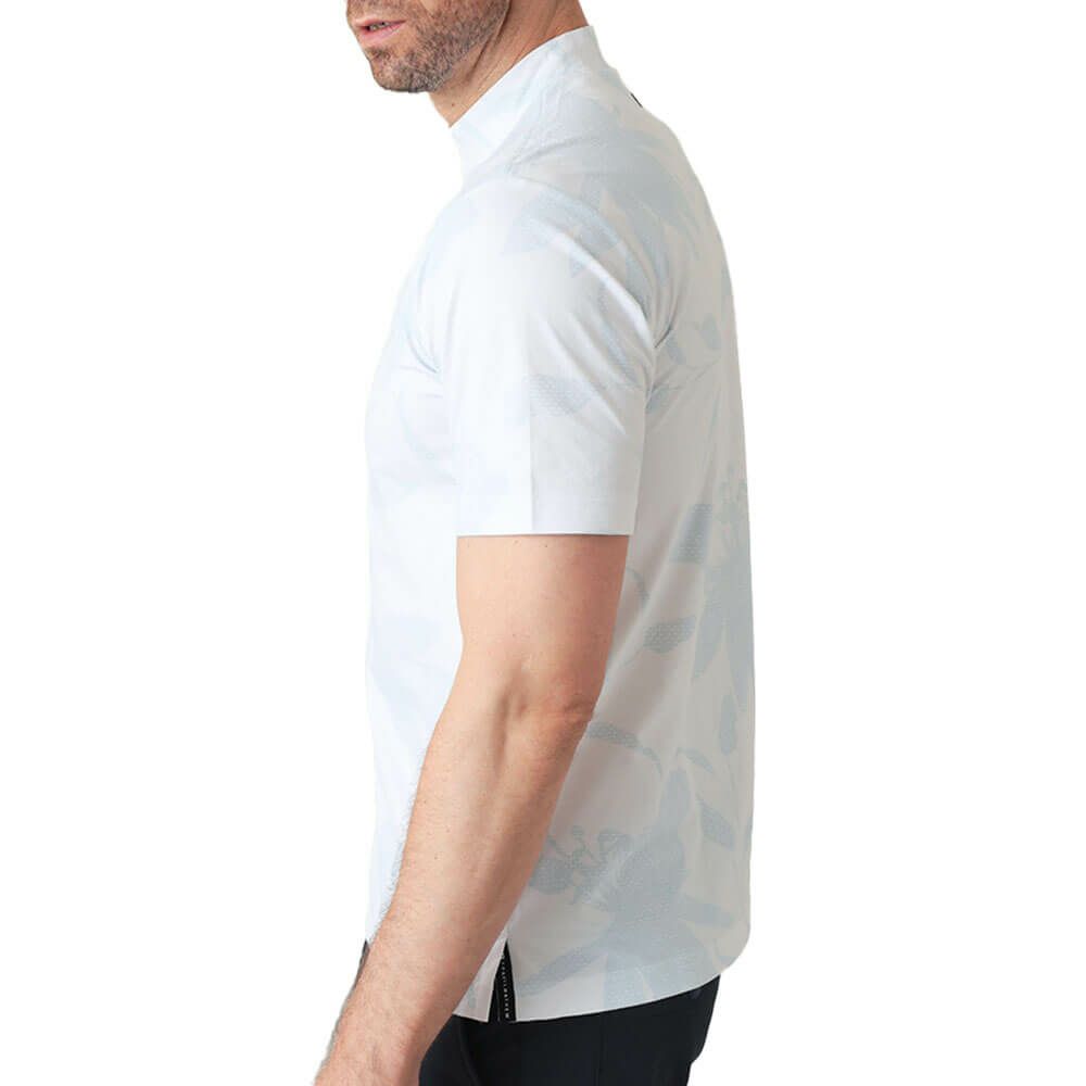トラヴィスマシュー Travis Mathew　メンズ フラワー柄 半袖 モックネックシャツ 7AM012　2025年モデル 詳細1 詳細4