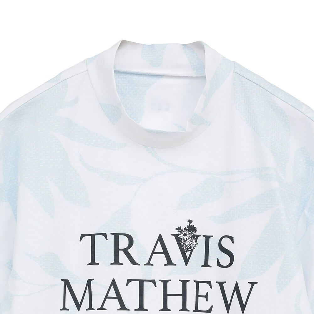 トラヴィスマシュー Travis Mathew　メンズ フラワー柄 半袖 モックネックシャツ 7AM012　2025年モデル 詳細1 詳細5