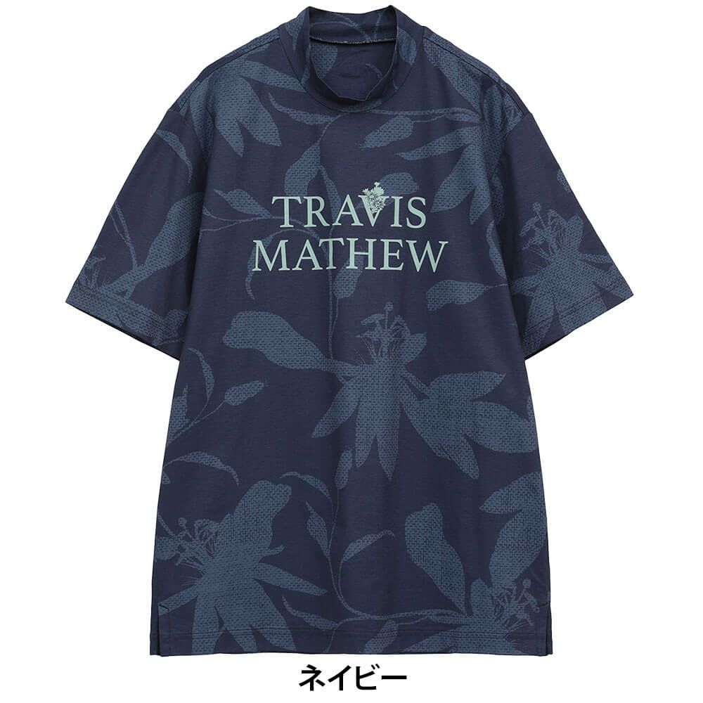 トラヴィスマシュー Travis Mathew　メンズ フラワー柄 半袖 モックネックシャツ 7AM012　2025年モデル 詳細1 詳細12