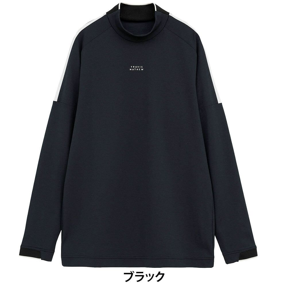 トラヴィスマシュー Travis Mathew　メンズ ショルダーライン 長袖 ラグラン モックネックシャツ 7AM015　2025年モデル 詳細1 詳細2