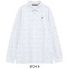 トラヴィスマシュー Travis Mathew　メンズ モノグラムプリント 長袖 ポロシャツ 7AM018　2025年モデル 詳細1 詳細2