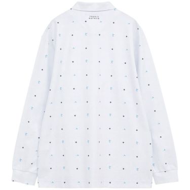 トラヴィスマシュー Travis Mathew　メンズ モノグラムプリント 長袖 ポロシャツ 7AM018　2025年モデル 詳細1 詳細3