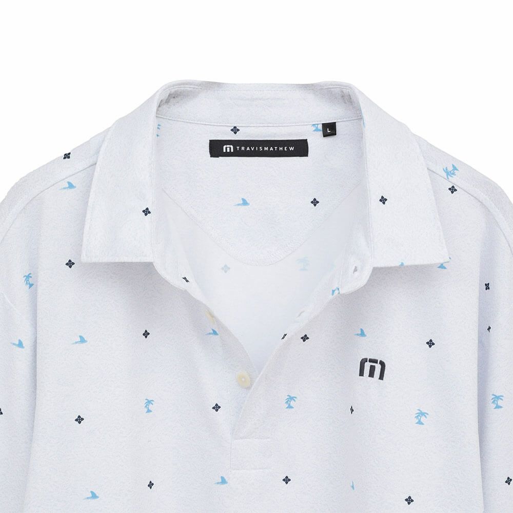 トラヴィスマシュー Travis Mathew　メンズ モノグラムプリント 長袖 ポロシャツ 7AM018　2025年モデル 詳細1 詳細5