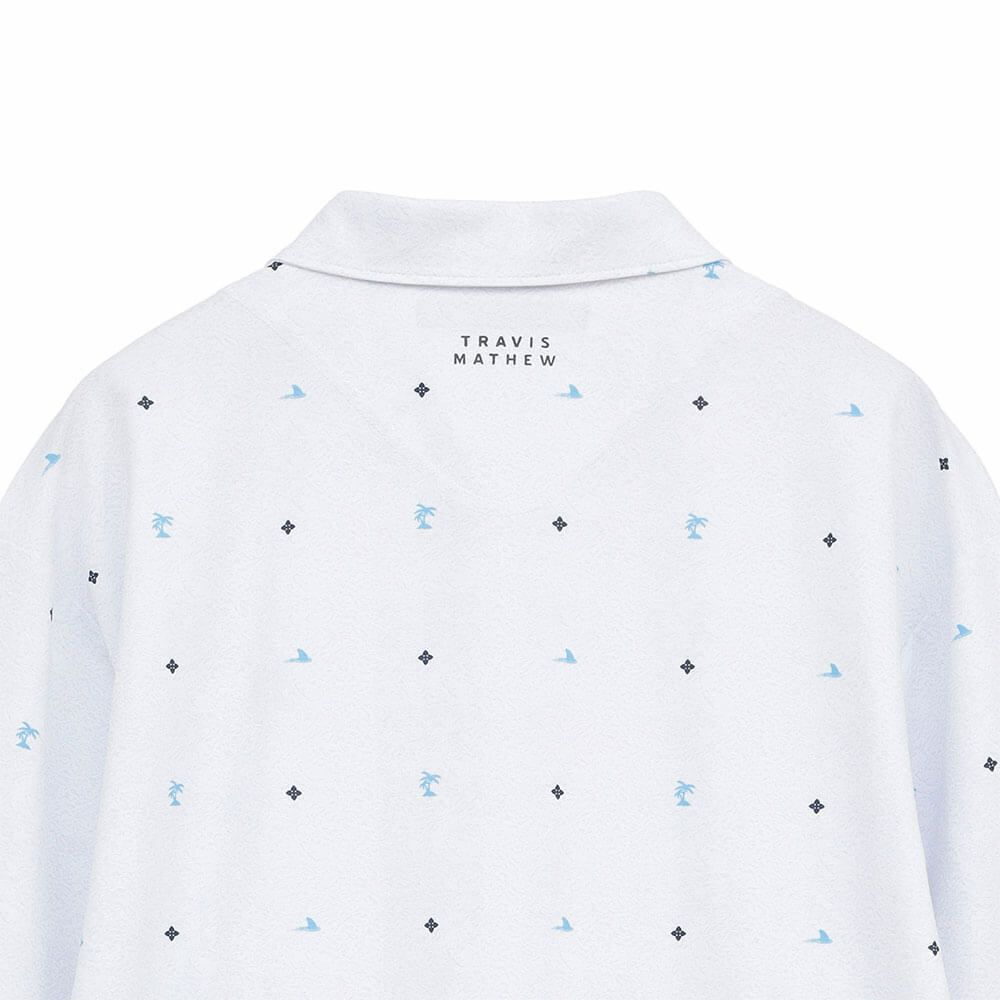 トラヴィスマシュー Travis Mathew　メンズ モノグラムプリント 長袖 ポロシャツ 7AM018　2025年モデル 詳細1 詳細6