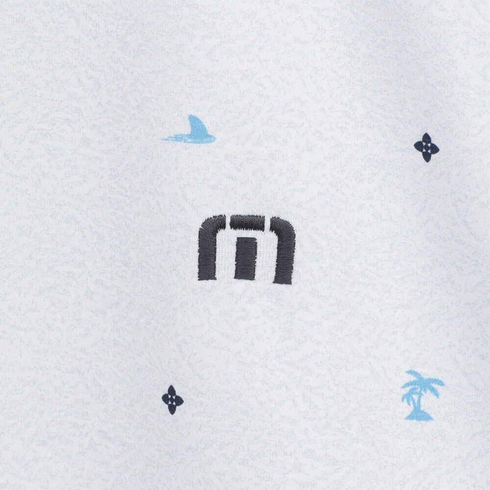 トラヴィスマシュー Travis Mathew　メンズ モノグラムプリント 長袖 ポロシャツ 7AM018　2025年モデル 詳細1 詳細8