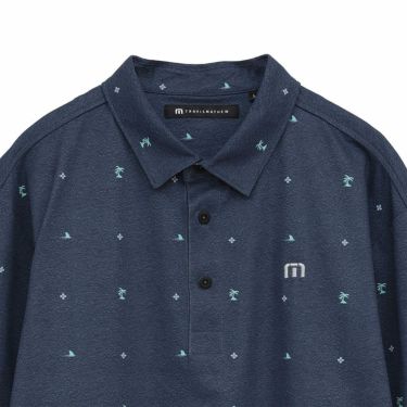トラヴィスマシュー Travis Mathew　メンズ モノグラムプリント 長袖 ポロシャツ 7AM018　2025年モデル 詳細1 詳細13