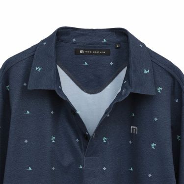 トラヴィスマシュー Travis Mathew　メンズ モノグラムプリント 長袖 ポロシャツ 7AM018　2025年モデル 詳細1 詳細14