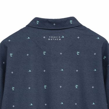 トラヴィスマシュー Travis Mathew　メンズ モノグラムプリント 長袖 ポロシャツ 7AM018　2025年モデル 詳細1 詳細15