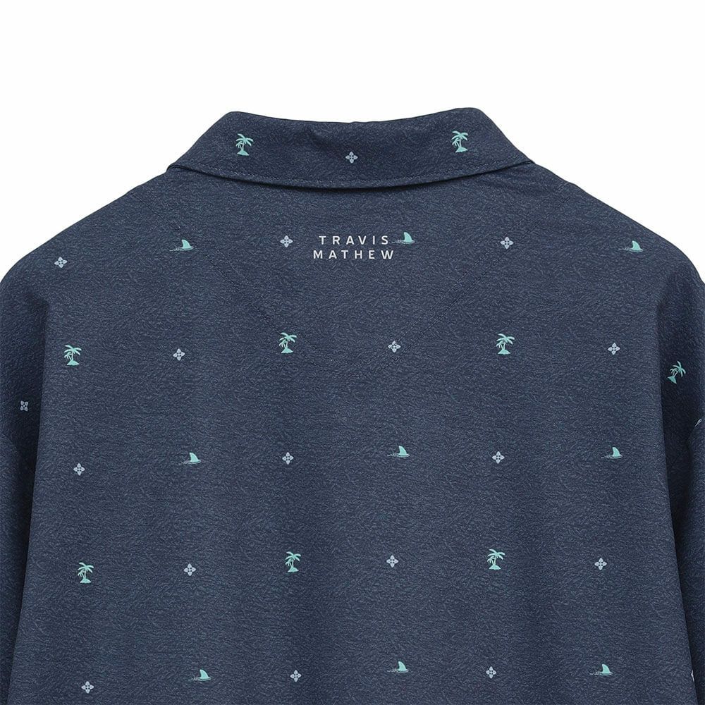 トラヴィスマシュー Travis Mathew　メンズ モノグラムプリント 長袖 ポロシャツ 7AM018　2025年モデル 詳細1 詳細15