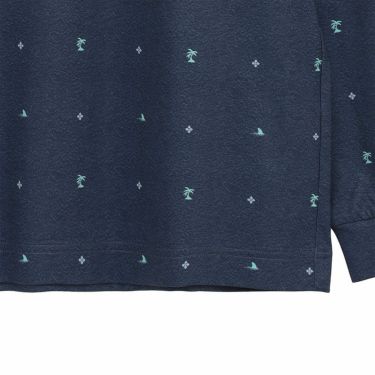 トラヴィスマシュー Travis Mathew　メンズ モノグラムプリント 長袖 ポロシャツ 7AM018　2025年モデル 詳細1 詳細16