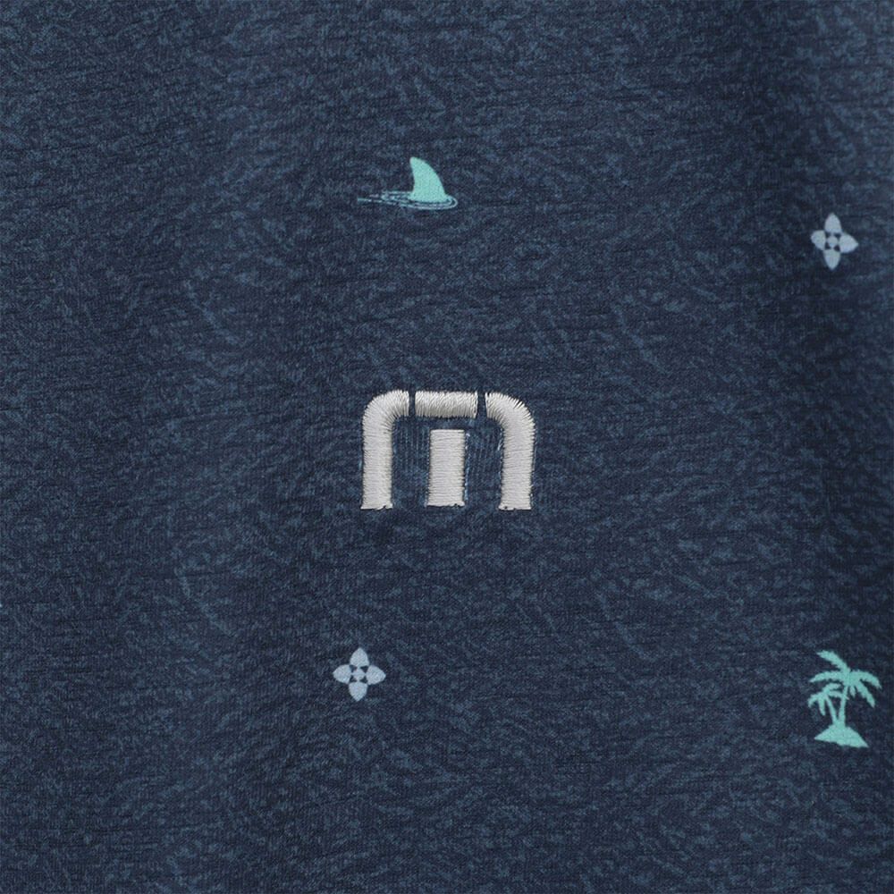 トラヴィスマシュー Travis Mathew　メンズ モノグラムプリント 長袖 ポロシャツ 7AM018　2025年モデル 詳細1 詳細17