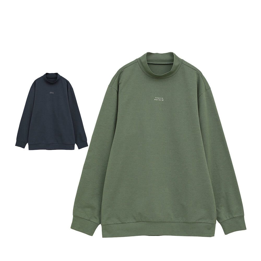 トラヴィスマシュー Travis Mathew　メンズ バックプリント 長袖 ハイネックシャツ 7AM029　2025年モデル 詳細1