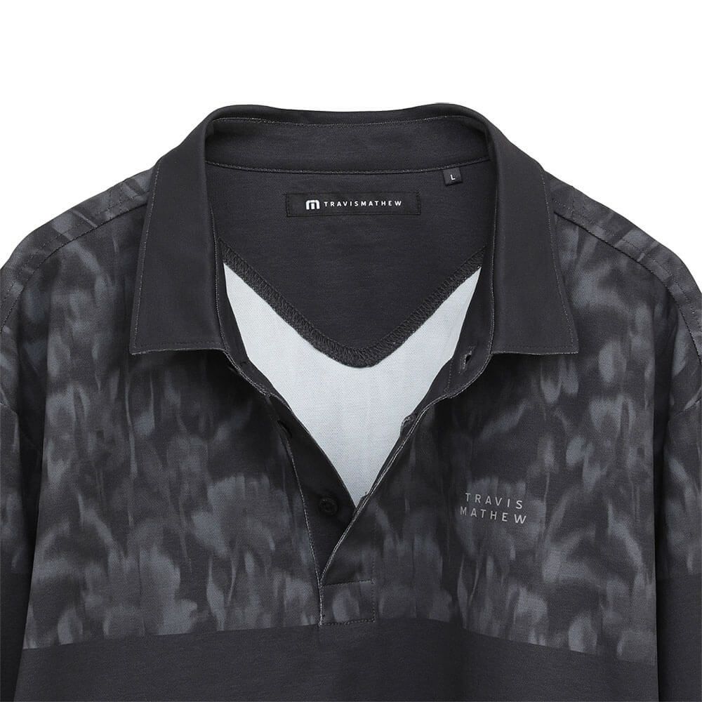 トラヴィスマシュー Travis Mathew　メンズ バイカラー 長袖 ポロシャツ 7AM032　2025年モデル 詳細1 詳細6