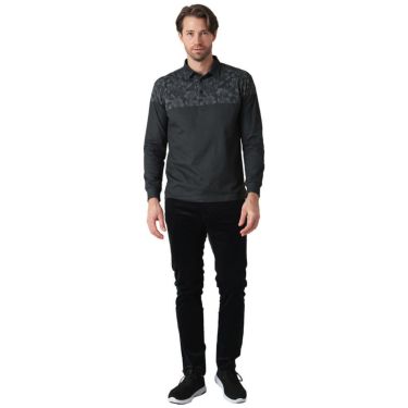 トラヴィスマシュー Travis Mathew　メンズ バイカラー 長袖 ポロシャツ 7AM032　2025年モデル 詳細1 詳細11
