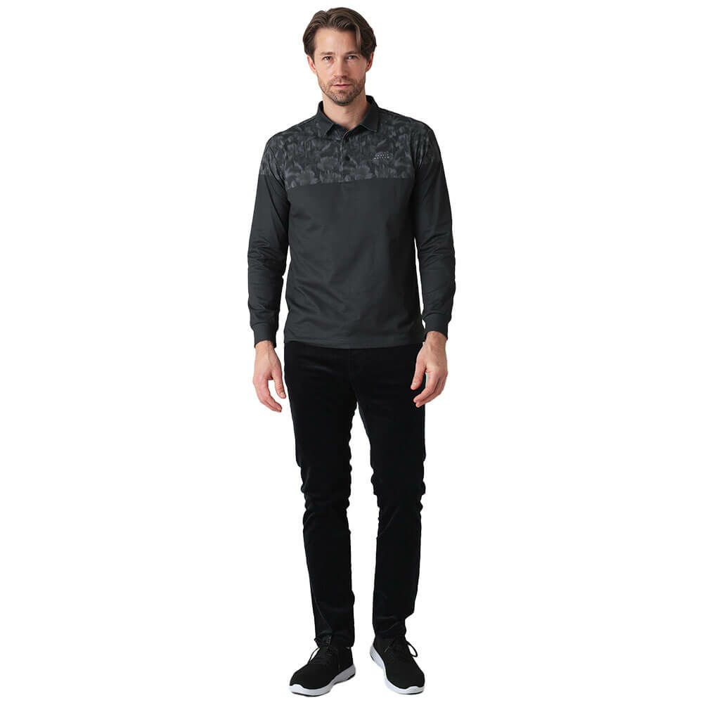 トラヴィスマシュー Travis Mathew　メンズ バイカラー 長袖 ポロシャツ 7AM032　2025年モデル 詳細1 詳細11