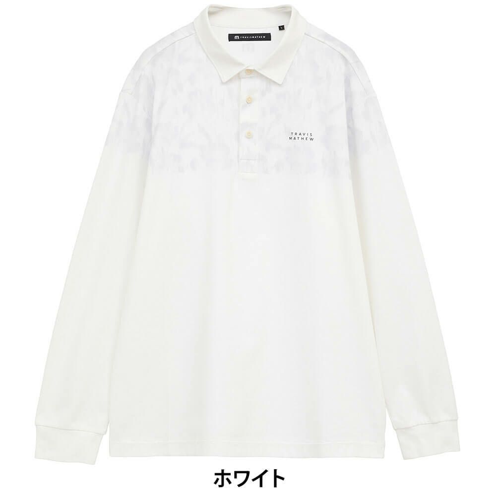 トラヴィスマシュー Travis Mathew　メンズ バイカラー 長袖 ポロシャツ 7AM032　2025年モデル 詳細1 詳細12