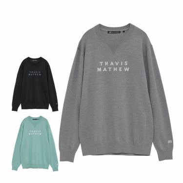 トラヴィスマシュー Travis Mathew　メンズ クルーネック 長袖 プルオーバー 7AM044　2025年モデル
