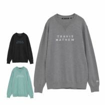 トラヴィスマシュー Travis Mathew　メンズ クルーネック 長袖 プルオーバー 7AM044　2025年モデル