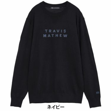 トラヴィスマシュー Travis Mathew　メンズ クルーネック 長袖 プルオーバー 7AM044　2025年モデル 詳細2