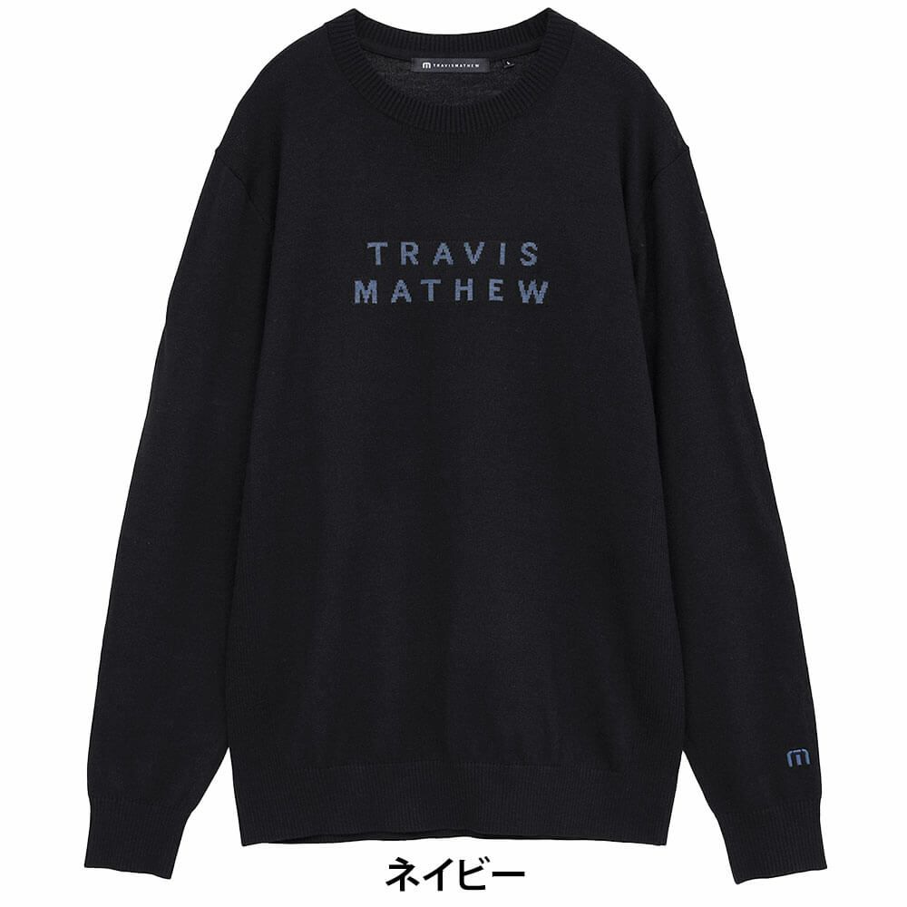 トラヴィスマシュー Travis Mathew　メンズ クルーネック 長袖 プルオーバー 7AM044　2025年モデル 詳細2