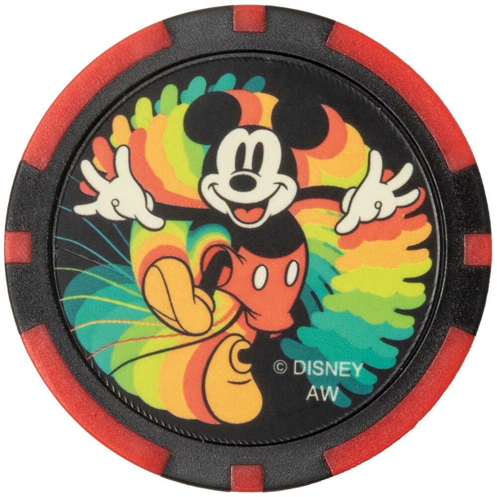 ディズニー　ゴルフ チップマーカー 2枚セット XYMG5FM1 9A レッド/パープル/ブラック レッド/パープル/ブラック 詳細3