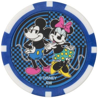 ディズニー　ゴルフ チップマーカー 2枚セット XYMG5FM1 9B ブルー/イエロー/ホワイト　2025年モデル ブルー/イエロー/ホワイト 詳細3