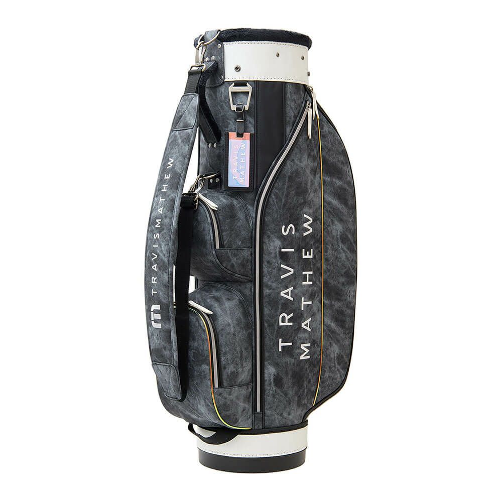 トラヴィスマシュー Travis Mathew　MOTIF キャディバッグ 7AM900 0BLK ブラック　2025年モデル ブラック