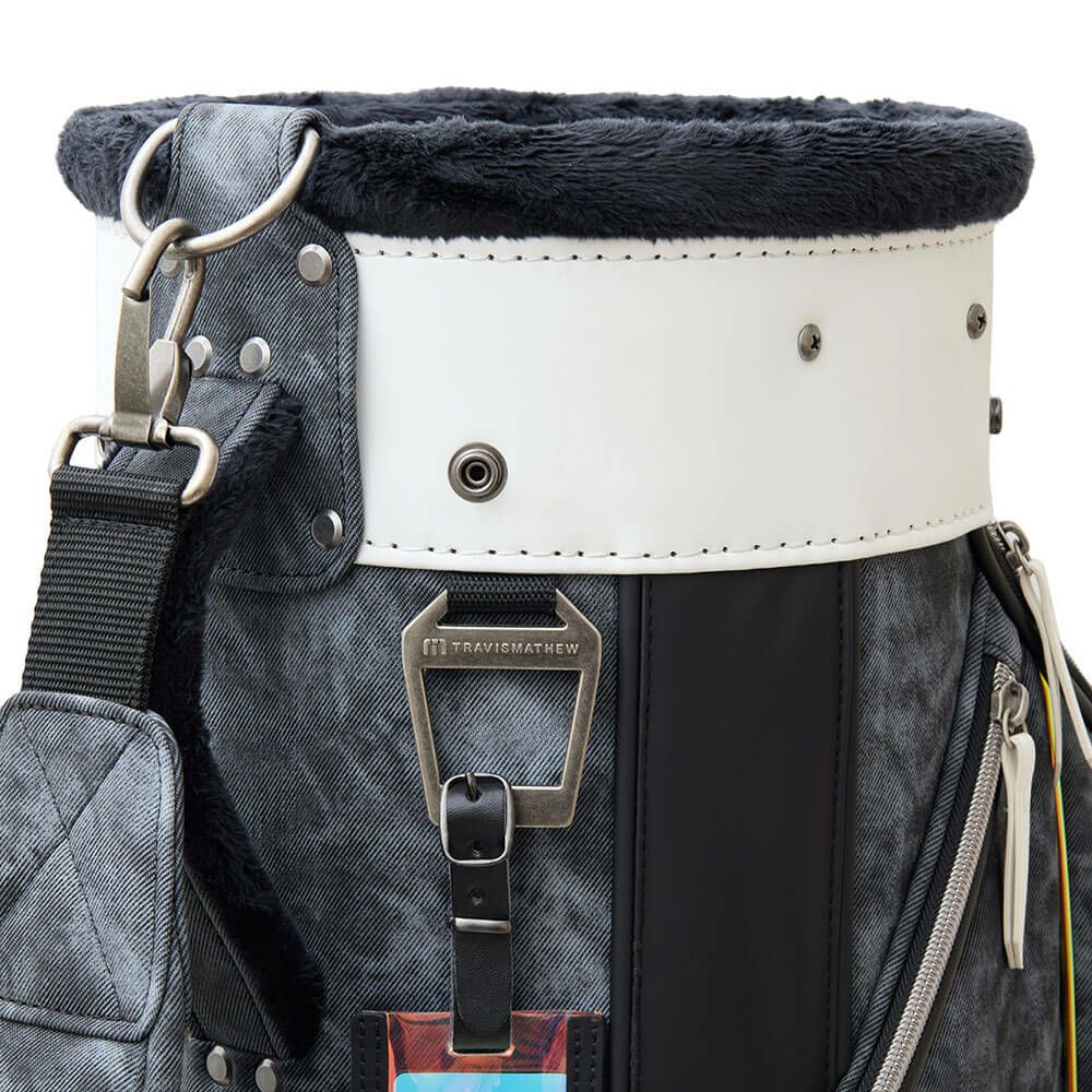 トラヴィスマシュー Travis Mathew　MOTIF キャディバッグ 7AM900 0BLK ブラック　2025年モデル 詳細7