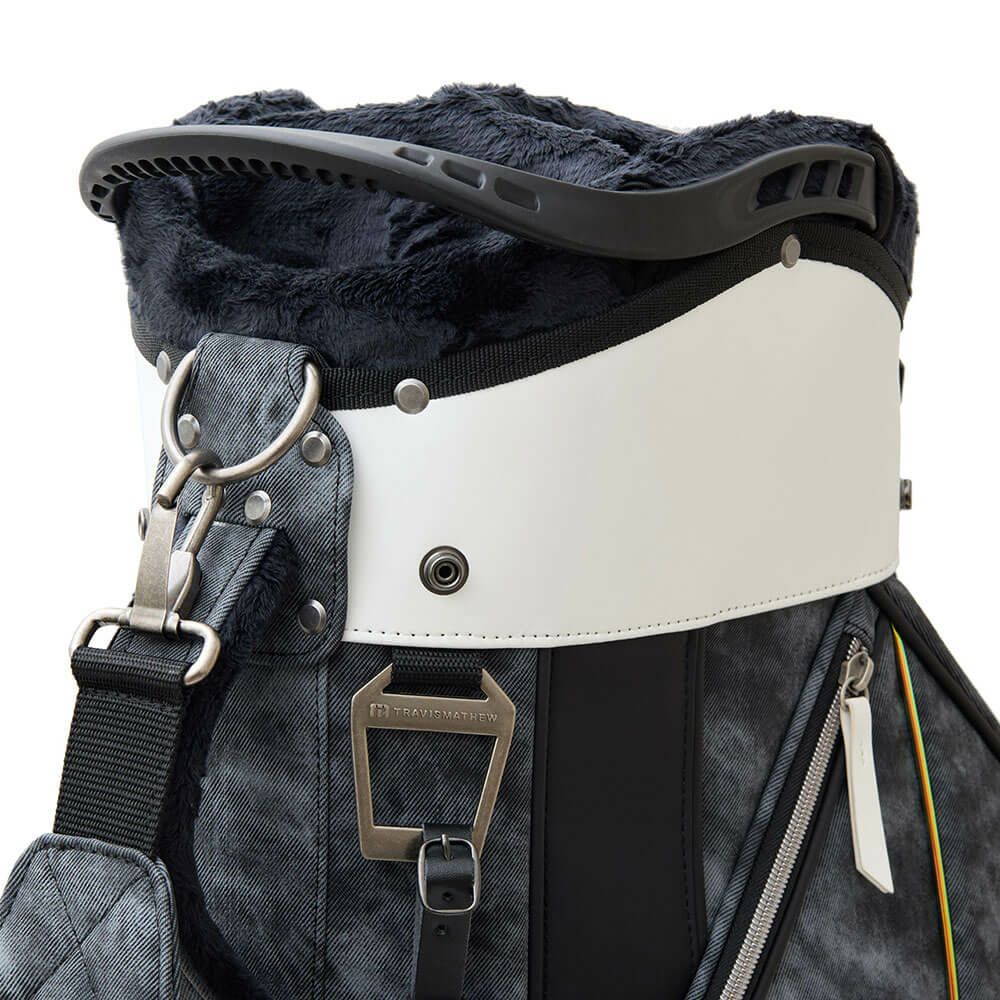 トラヴィスマシュー Travis Mathew　MOTIF スタンド キャディバッグ 7AM901 0BLK ブラック　2025年モデル 詳細8