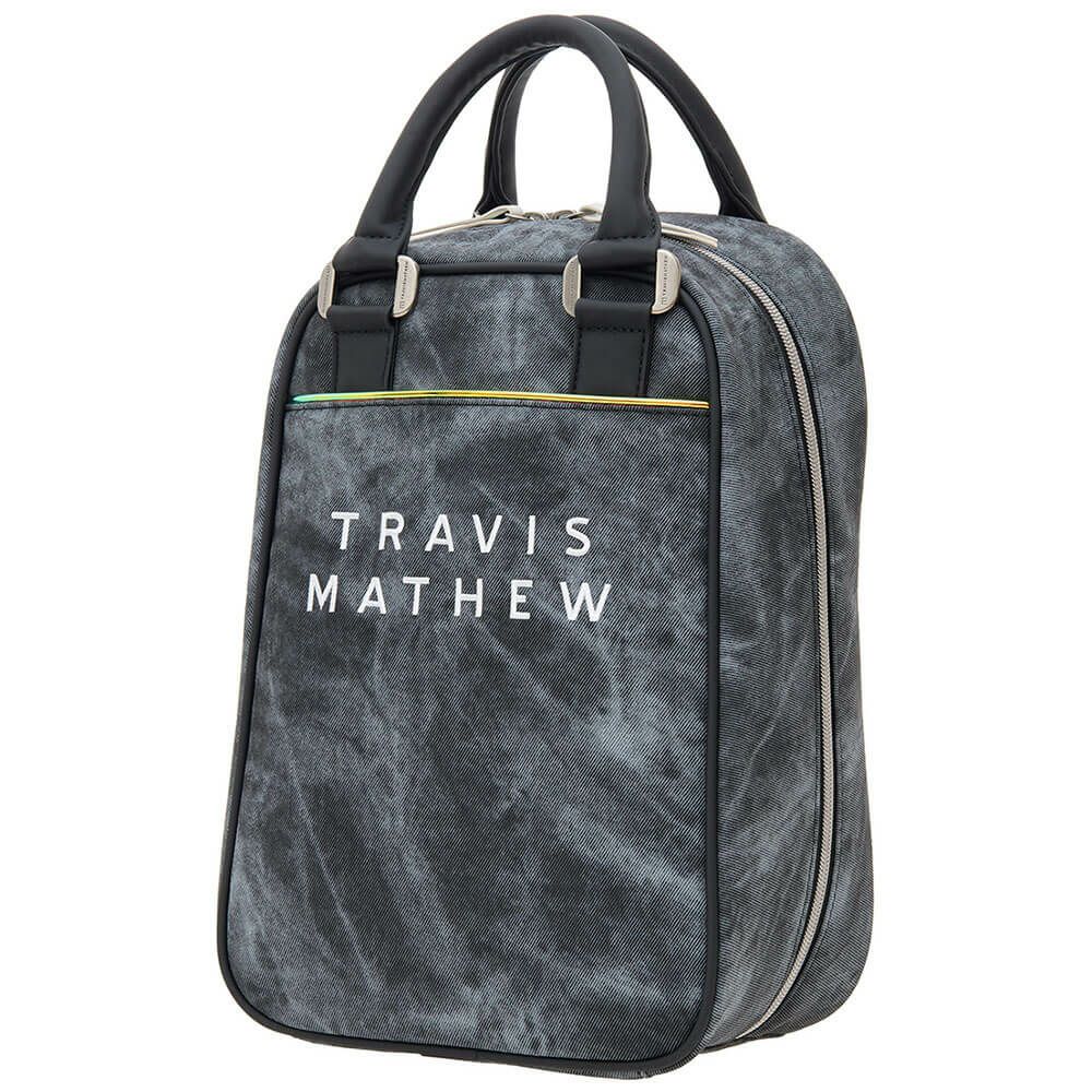 トラヴィスマシュー Travis Mathew　MOTIF シューズバッグ 7AM905 0BLK ブラック　2025年モデル 詳細1