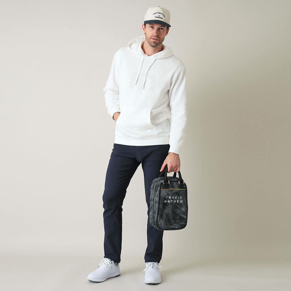 トラヴィスマシュー Travis Mathew　MOTIF シューズバッグ 7AM905 0BLK ブラック　2025年モデル 詳細7