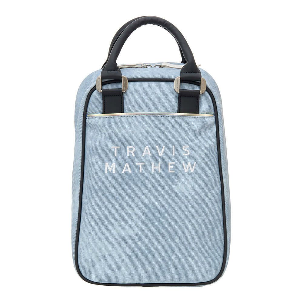 トラヴィスマシュー Travis Mathew　MOTIF シューズバッグ 7AM905 4BLS ブルー　2025年モデル ブルー