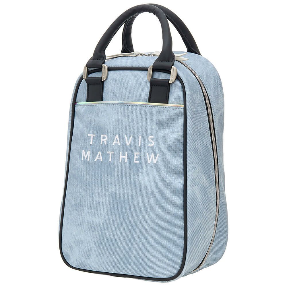 トラヴィスマシュー Travis Mathew　MOTIF シューズバッグ 7AM905 4BLS ブルー　2025年モデル 詳細1