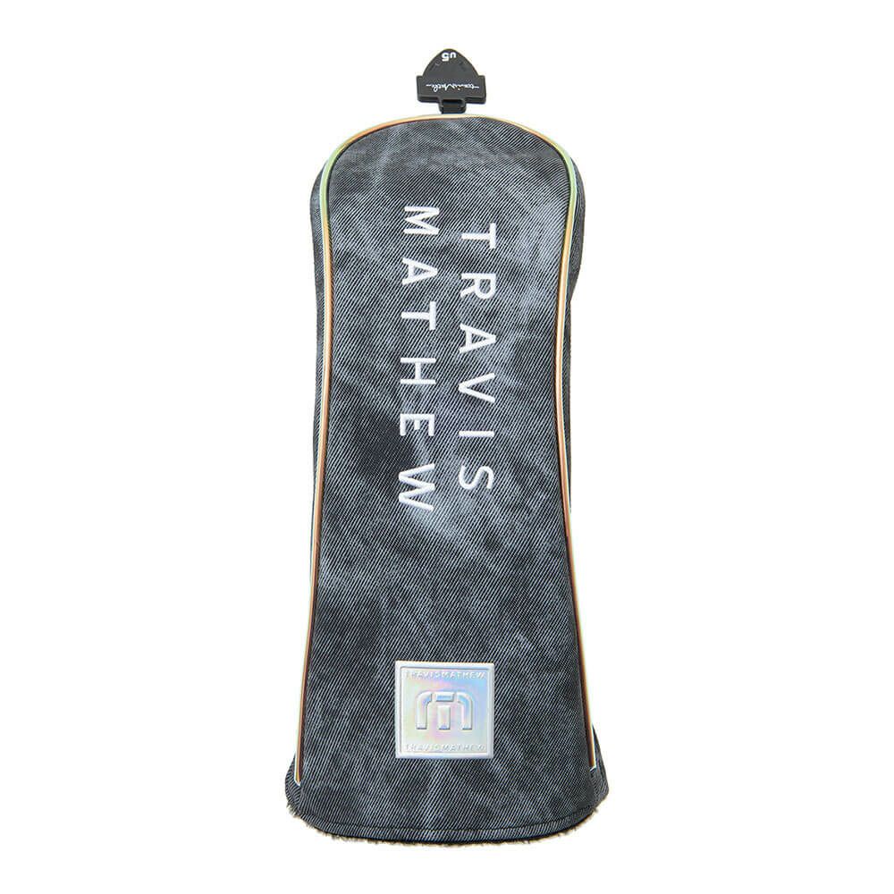 トラヴィスマシュー Travis Mathew　MOTIF ユーティリティウッド用 ヘッドカバー 7AM909 0BLK ブラック　2025年モデル ブラック