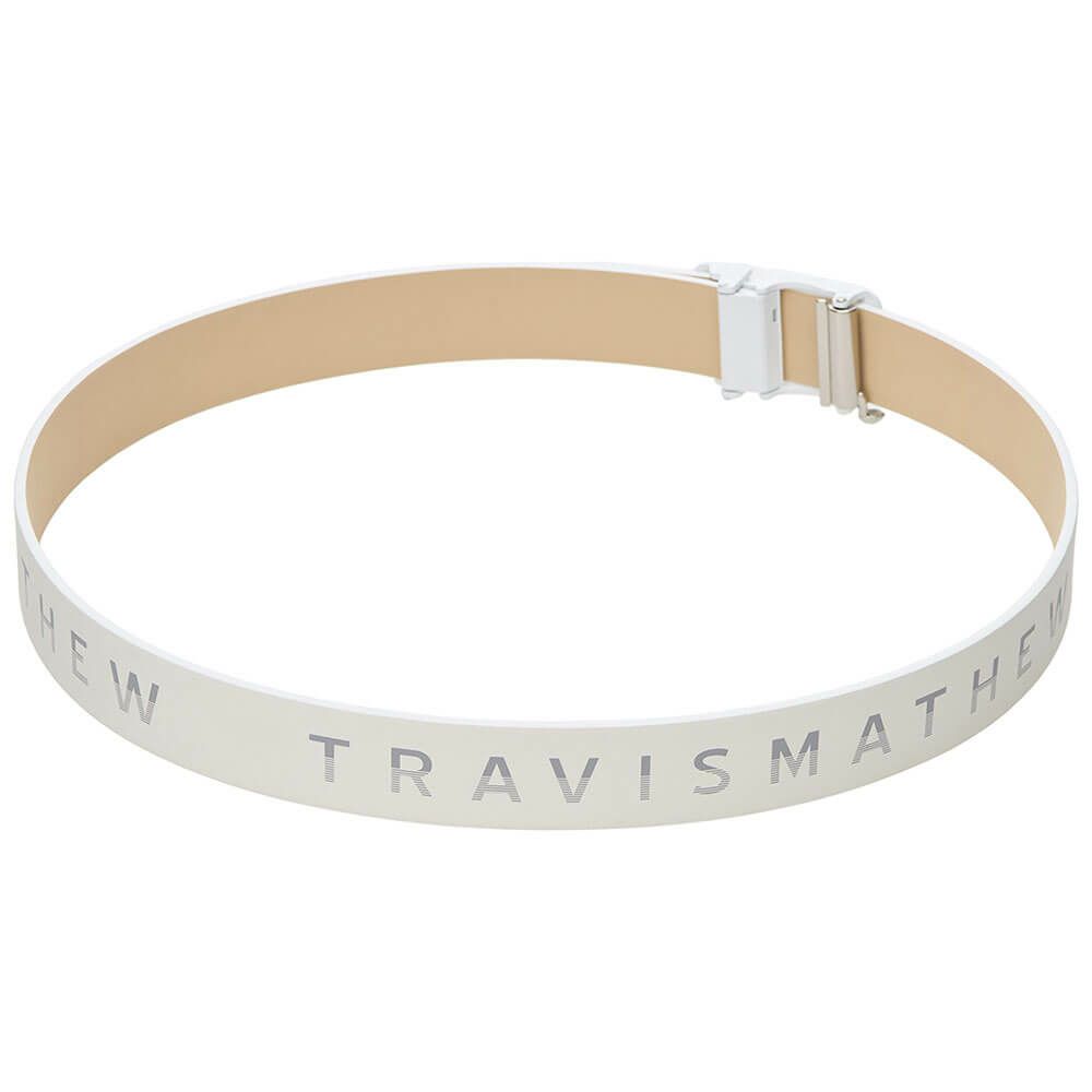 トラヴィスマシュー Travis Mathew　メンズ スライド バックル アジャスター ベルト 7AM081 1WHT ホワイト　2025年モデル 詳細1