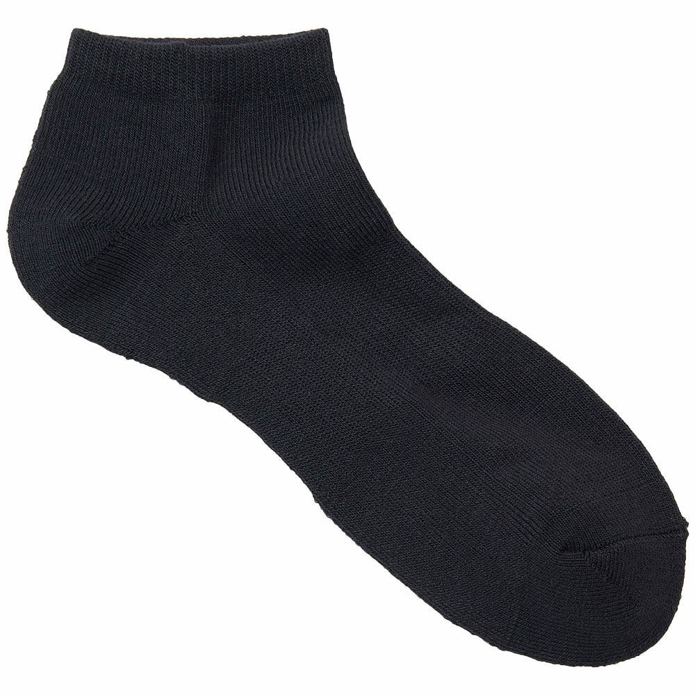 トラヴィスマシュー Travis Mathew　メンズ Mロゴ アンクル ソックス 7AM090 0BLK ブラック　2025年モデル 詳細1