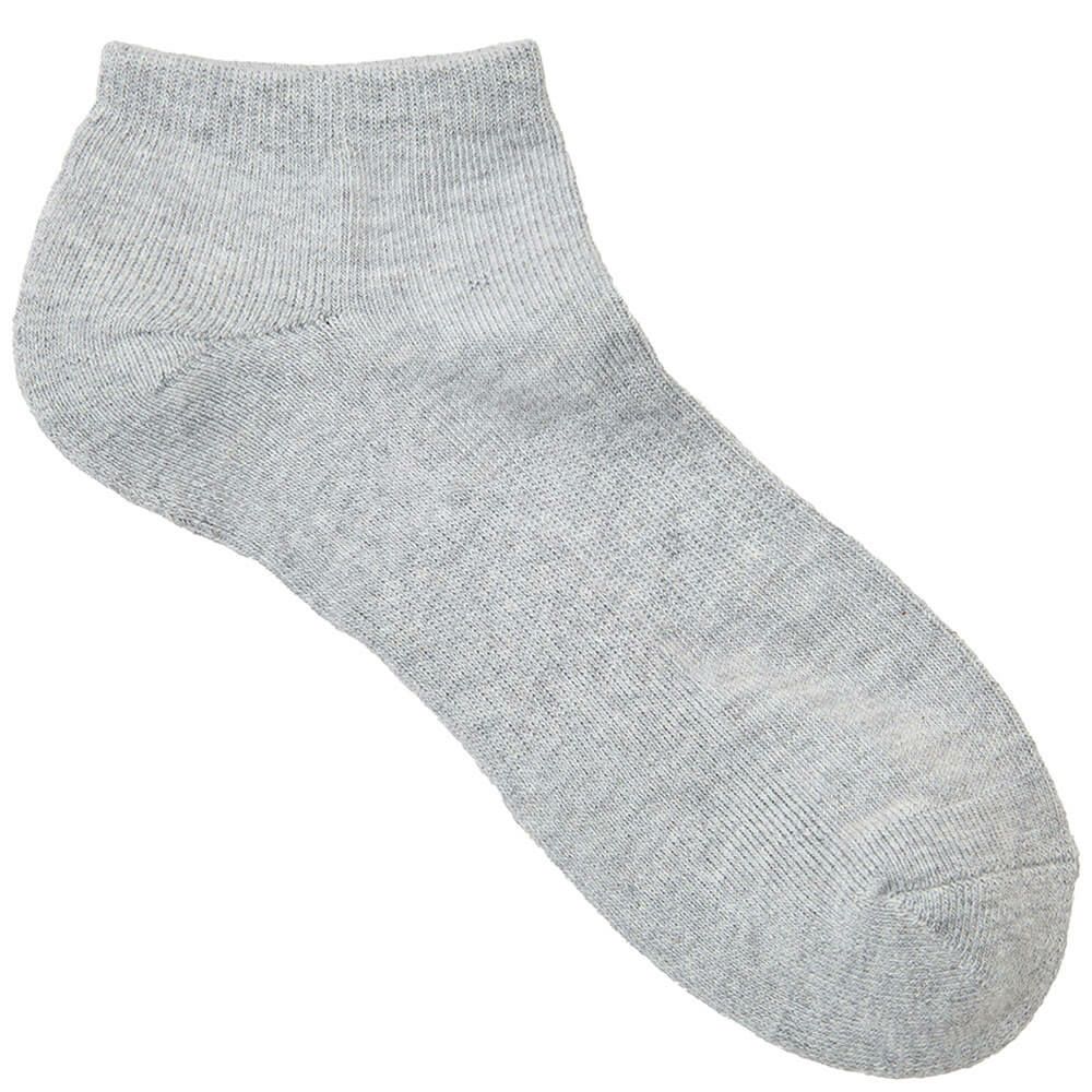 トラヴィスマシュー Travis Mathew　メンズ Mロゴ アンクル ソックス 7AM090 0GRY グレー　2025年モデル 詳細1