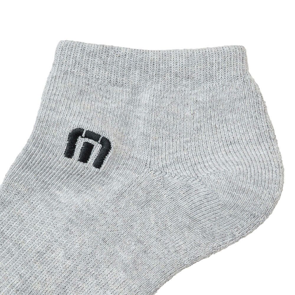 トラヴィスマシュー Travis Mathew　メンズ Mロゴ アンクル ソックス 7AM090 0GRY グレー　2025年モデル 詳細2