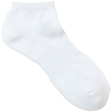 トラヴィスマシュー Travis Mathew　メンズ Mロゴ アンクル ソックス 7AM090 1WHT ホワイト　2025年モデル 詳細1