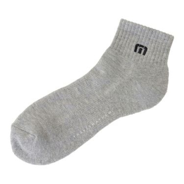 トラヴィスマシュー Travis Mathew　メンズ ショート ソックス 7AL092 0GRY グレー　2025年モデル グレー
