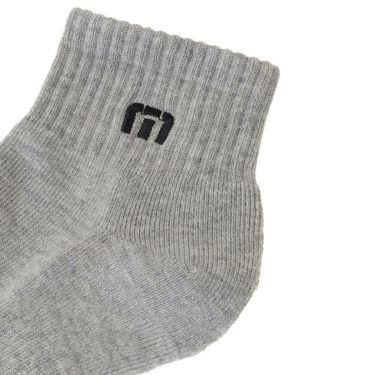 トラヴィスマシュー Travis Mathew　メンズ ショート ソックス 7AL092 0GRY グレー　2025年モデル 詳細2