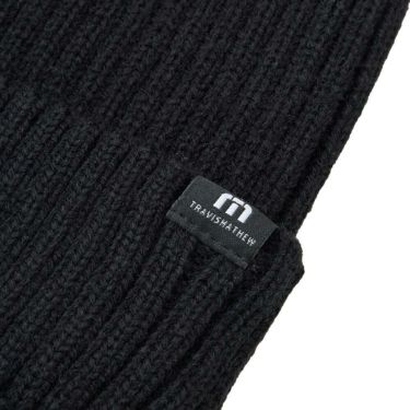 トラヴィスマシュー Travis Mathew　メンズ ニット ビーニー 7AM925 0BLK ブラック　2025年モデル 詳細2