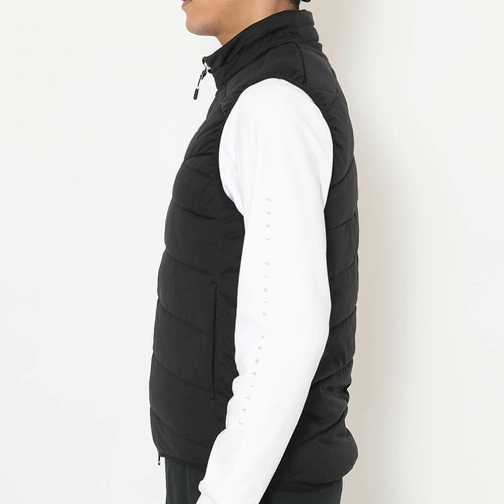 キャロウェイ Callaway　メンズ ストレッチ 収納袋付き フルジップ 中綿 ベスト C25216103　2025年モデル 詳細3