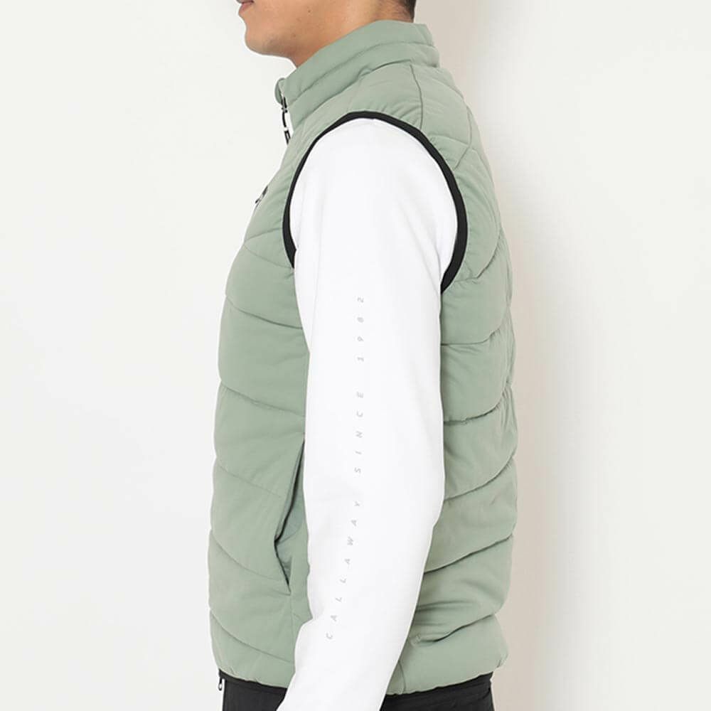 キャロウェイ Callaway　メンズ ストレッチ 収納袋付き フルジップ 中綿 ベスト C25216103　2025年モデル 詳細11